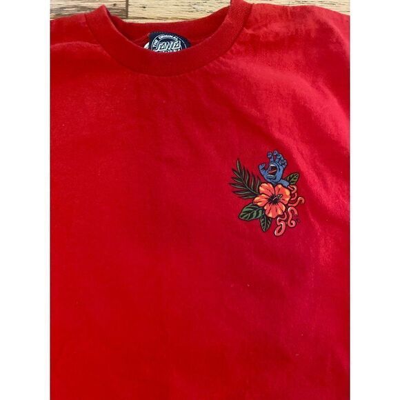 The Original Santa Cruz, men's red casual short sleeve t shirt size medium - Picture 4 of 10